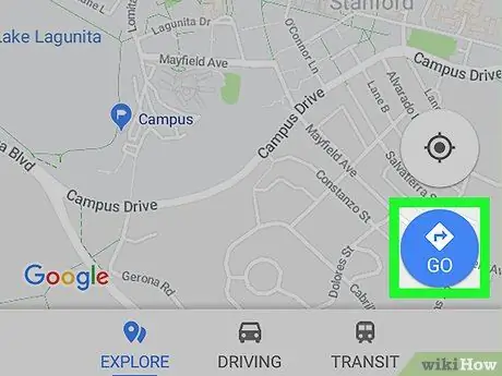 Alterar a rota no Google Maps no Android, etapa 2