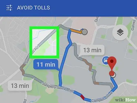 Schimbați ruta pe Google Maps pe Android Pasul 7