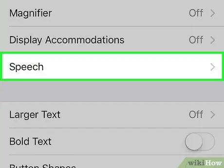 Habilitar Text To Speech en dispositivos iOS Paso 4