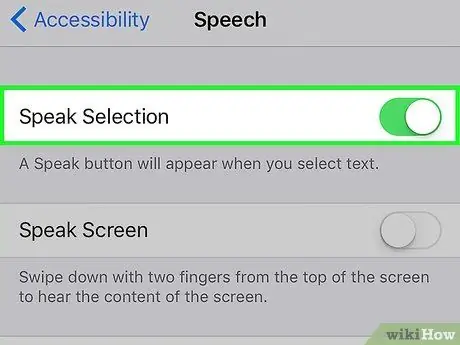 Aktivieren von Text-to-Speech auf iOS-Geräten Schritt 5