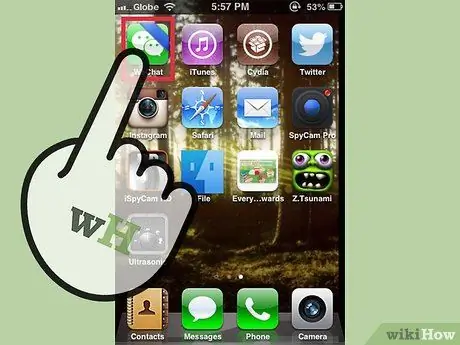 Utwórz konto w WeChat za pomocą urządzeń z systemem iOS Krok 2