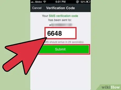 Buat Akaun di WeChat Menggunakan Peranti iOS Anda Langkah 6