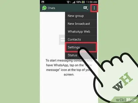 Changer la taille de la police sur WhatsApp Étape 7