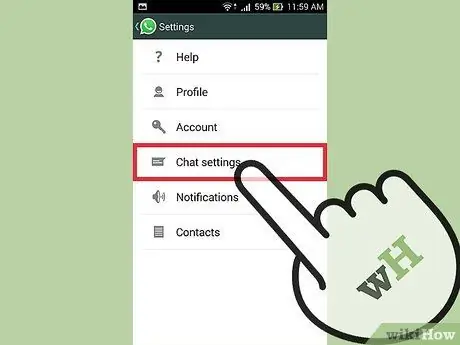 Αλλάξτε το μέγεθος γραμματοσειράς στο WhatsApp Βήμα 8