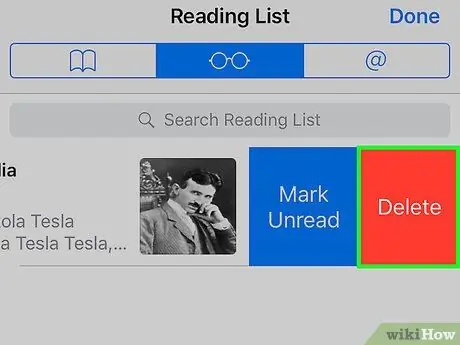 Adicione sites à lista de leitura de um iPhone ou iPad para visualizar a etapa 10 off-line