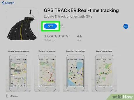 GPS -spor en mobiltelefon Trinn 16