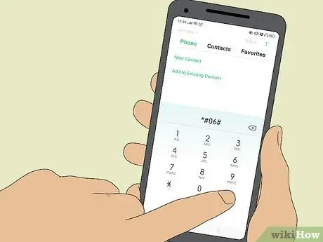 Hanapin ang IMEI o MEID Number sa isang Mobile Phone Hakbang 1