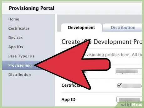 Create a Provisioning Profile for iPhone Step 3