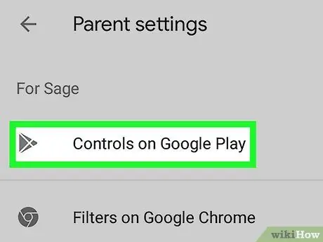 Desactiveu els controls parentals a Android Pas 10