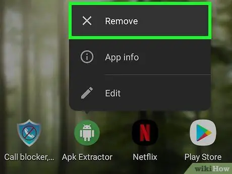 Eliminar iconos de la pantalla de inicio de Android Paso 19