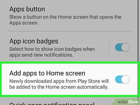 Traieu les icones de la pantalla d'inici d'Android Pas 23