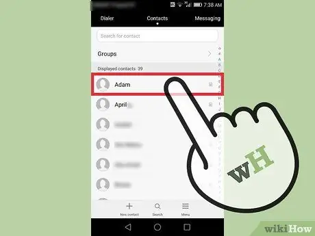 قم بتعيين نغمة رنين لجهة اتصال Android الخطوة 3