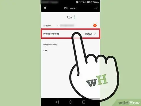 Stel een beltoon in voor een Android-contactpersoon Stap 5