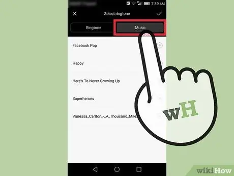 Android Байланышына Ringtone коюу 6 -кадам