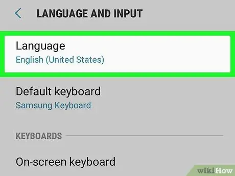 Ändern Sie die Sprache in Android Schritt 4