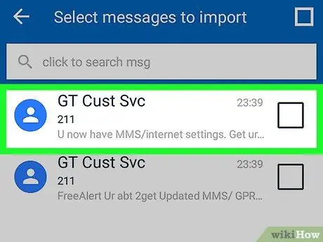 Samsung Galaxy Step 13 -də mətn mesajlarını gizlət