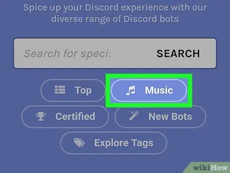 Play Music in Discord on Android Step 2