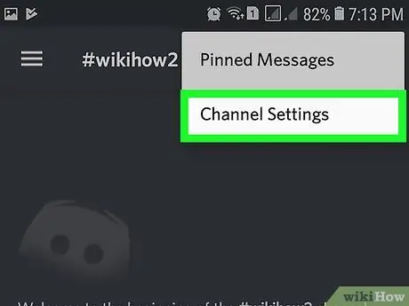 Afegiu un robot a un canal Discord al pas 18 d'Android