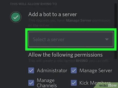 Tambahkan Bot ke Saluran Discord pada Android Langkah 4