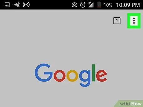 Restore Tabs on Chrome on Android Step 2