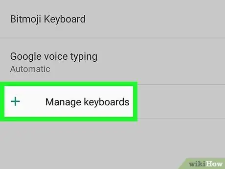 Changer de clavier sur Android Étape 4