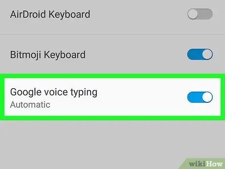 Changer de clavier sur Android Étape 5