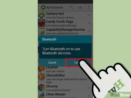 অ্যান্ড্রয়েড ব্লুটুথ স্টেপ Apps এ অ্যাপ শেয়ার করুন