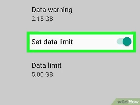 Android Telefonunuzda Məlumat İstifadəsi Limitini təyin edin Adım 10