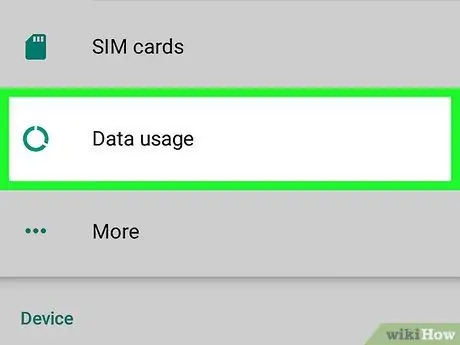በእርስዎ Android ስልክ ላይ የውሂብ አጠቃቀም ወሰን ያዘጋጁ ደረጃ 2