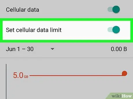 Nastavte limit využití dat na telefonu Android Krok 3