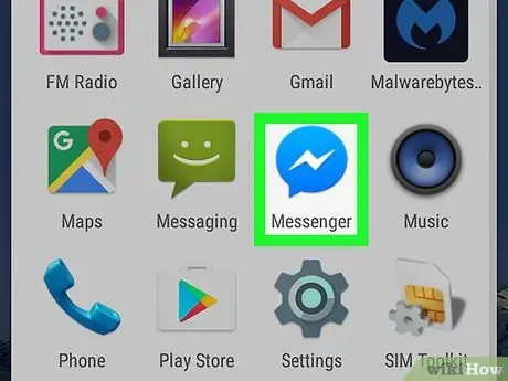 Lagre bilder på Facebook Messenger på Android Trinn 1