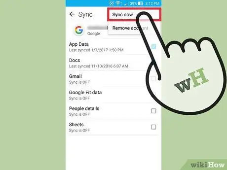 Android संपर्क चरण 19 हटाएं