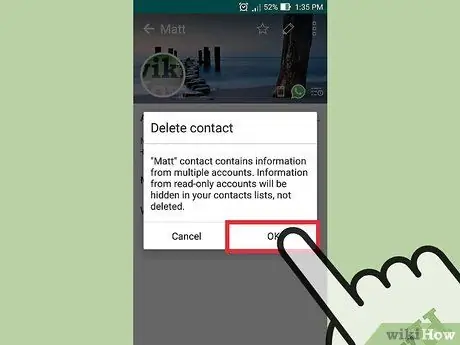 Een Android-contactpersoon verwijderen Stap 4