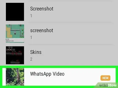 Videók mentése a WhatsAppon az Androidon 1. lépés