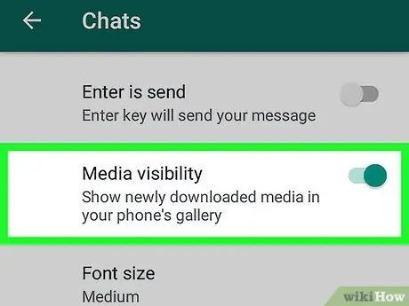 Shranite videoposnetke v WhatsApp v sistemu Android 9. korak