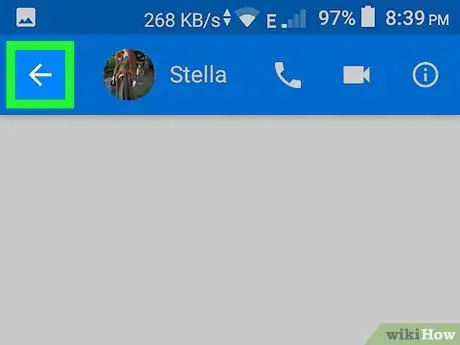 Slet Messenger -kontakter på Android Trin 16