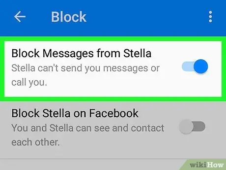 Eliminar contactos de Messenger en Android Paso 27