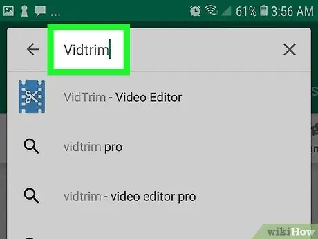 Ievietojiet mūziku videoklipos operētājsistēmā Android 2. darbība