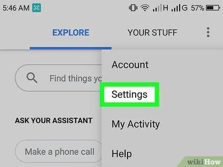 Lov tes taw Google Assistant ntawm Android Kauj Ruam 4