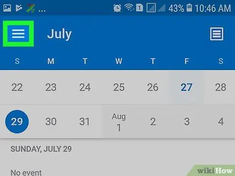 Segerakkan Kalendar Anda dengan Outlook pada Android Langkah 20