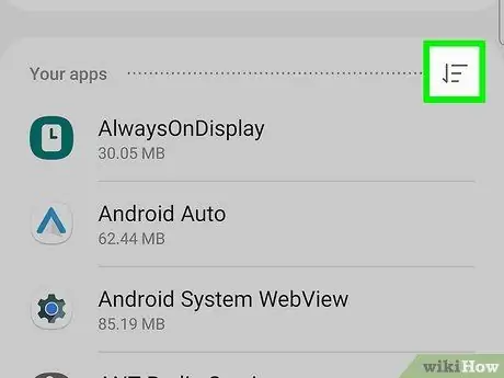 Atinstalējiet lietotņu atjauninājumus operētājsistēmā Android 3. darbība