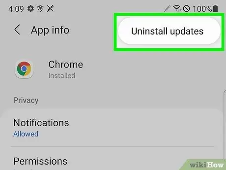 ถอนการติดตั้งการอัปเดตแอปบน Android ขั้นตอนที่7