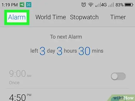 Cambiar tono de alarma en Android Paso 2