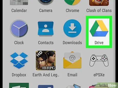 Log Out of Google Drive on Android Step 1