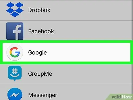 Jelentkezzen ki a Google Drive -ból Androidon 5. lépés