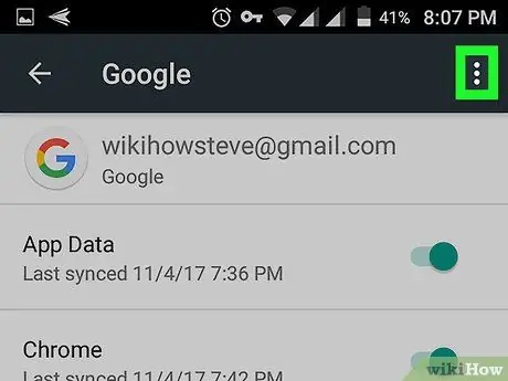 Esci da Google Drive su Android Passaggio 7