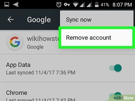 سجّل الخروج من Google Drive على نظام Android الخطوة 8