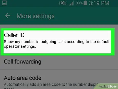 Modifica il tuo ID chiamante su Android Passaggio 5