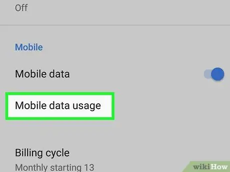 Verifique el uso de datos en Samsung Galaxy Paso 4