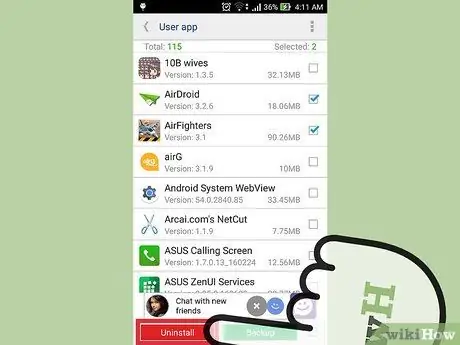 Eliminar juegos móviles en Android Paso 21